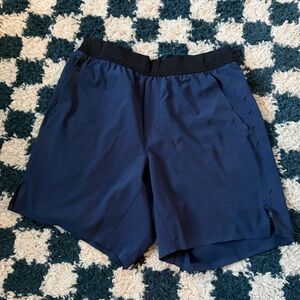 Ten Thousand the interval short 7” navy blue athletic pockets